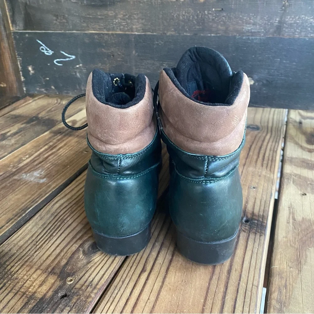 Laredo Boots Woman’s 9 Vintage Western Leather Boots blue & Brown Ankle Booties